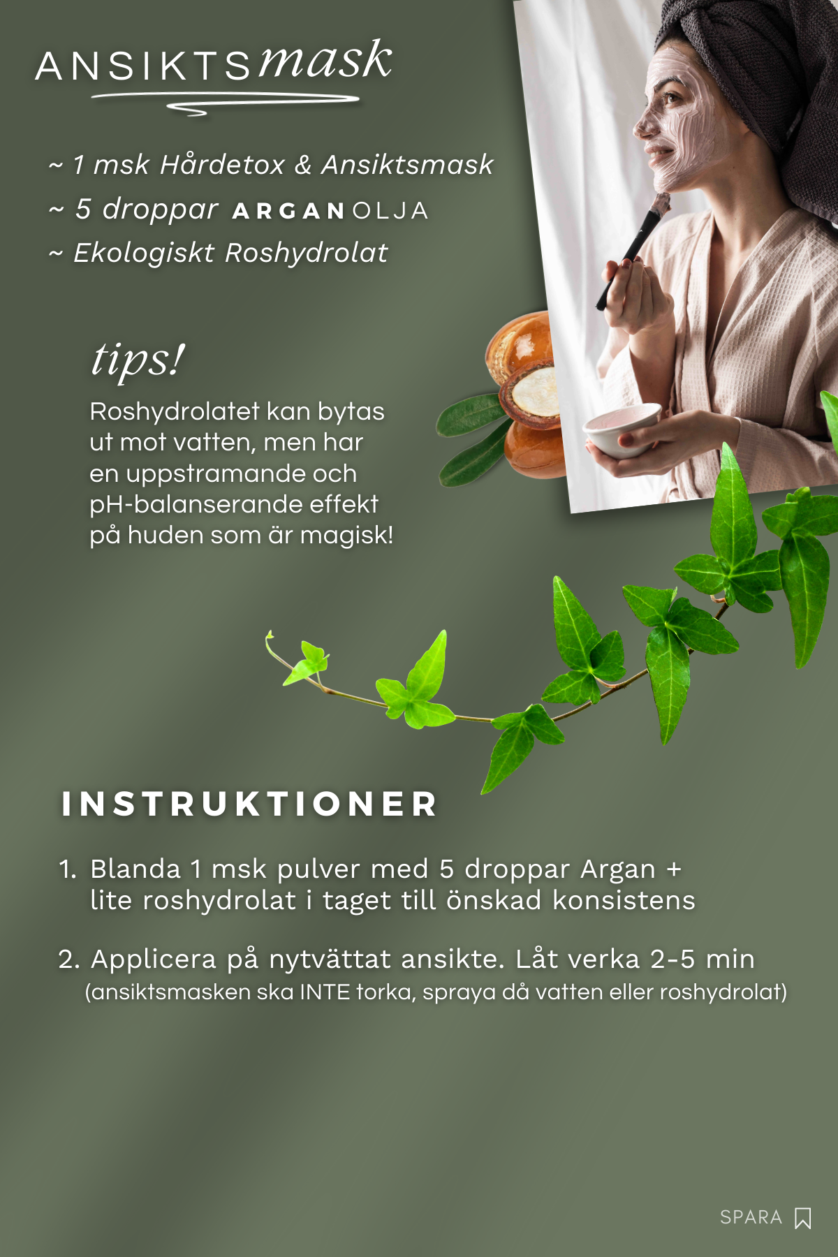 Hårdetox & Ansiktsmask, perfekt när du är ny med naturlig hårvård - Dalarnaseko.se