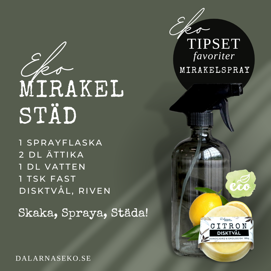 EKO STÄDFAVORITERNA: Tvätt- Städ- och Disktvål, utan doft - Dalarnaseko.se