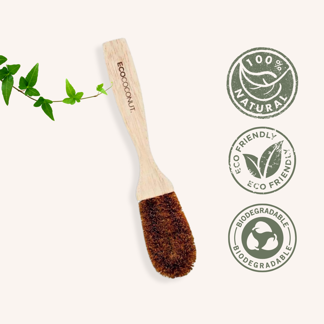 EcoCoconut - Diskborste i Kokosnötsfiber och Trä