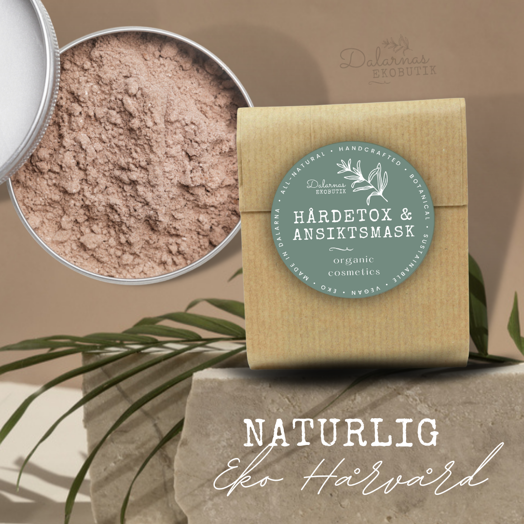 Hårdetox & Ansiktsmask, perfekt när du är ny med naturlig hårvård - Dalarnaseko.se