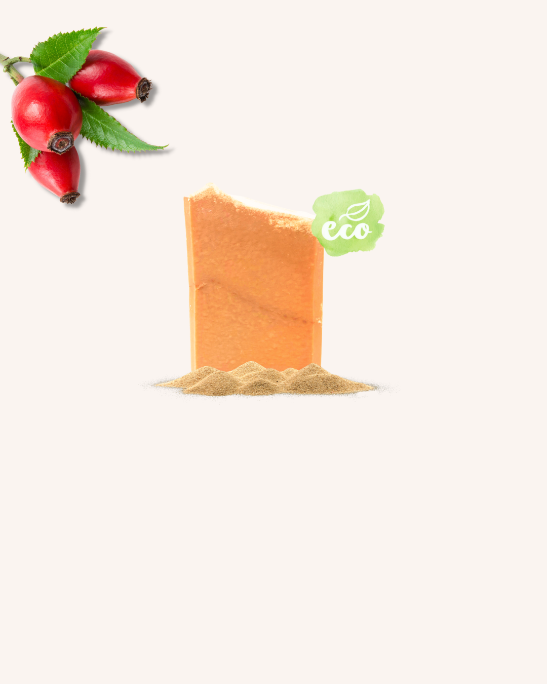 Rosehip Scrub ECO, best peeling soap, Renewing Body Peeling Soap