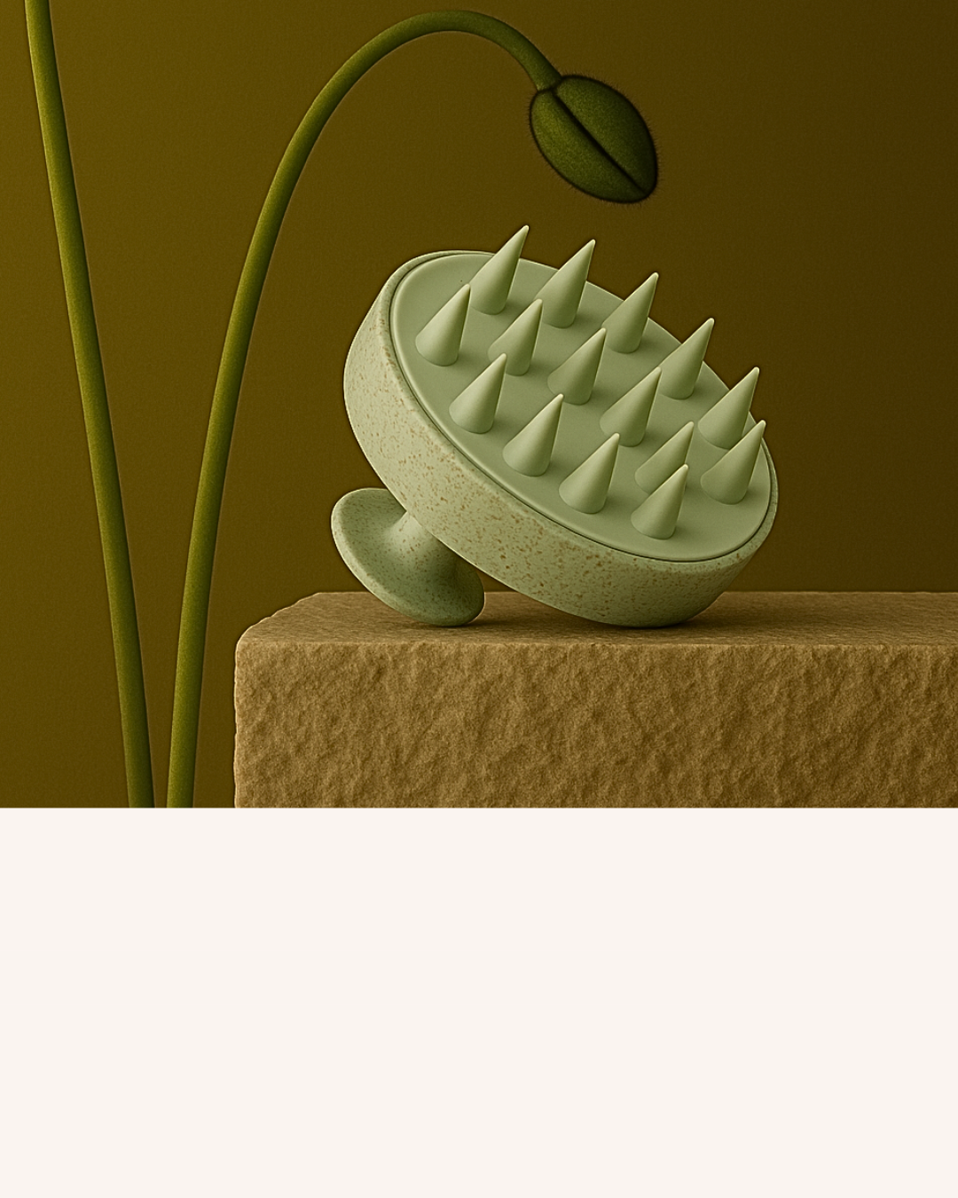 Scalp Brush, promotes natural hair growth and removes dead skin cells