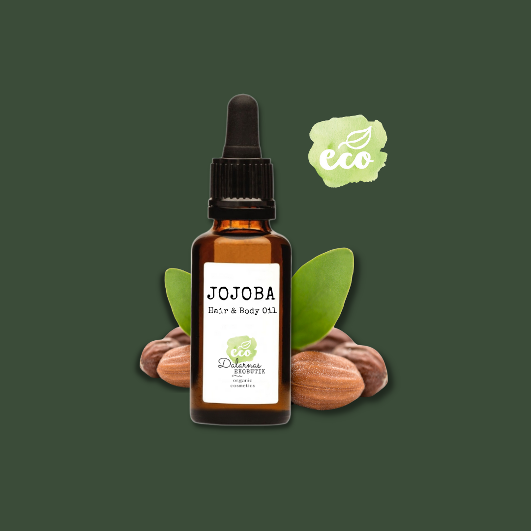 Jojoba oil ECO, fantastic hair oil for hair that gets greasy quickly