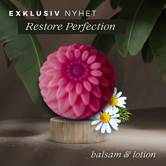 Hemligheten bakom Friskt Hår och Välmående hud - Restore Perfection Conditioner & Lotion Bar