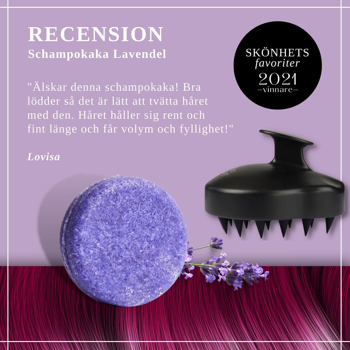 Schampokaka Lavendel, Radical Moisture Shampoo