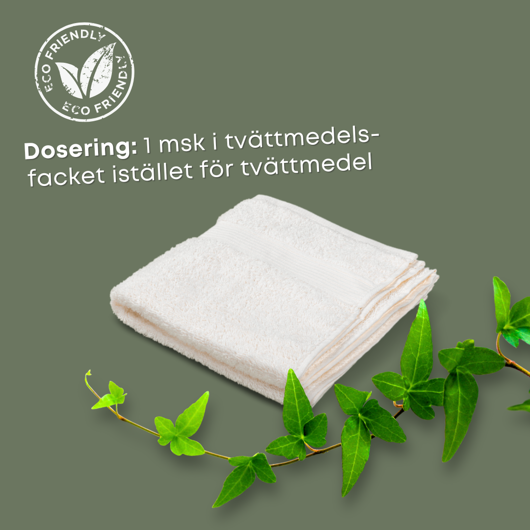 Natriumperkarbonat 1 kg, för naturligt vitare tvätt - Dalarnaseko.se
