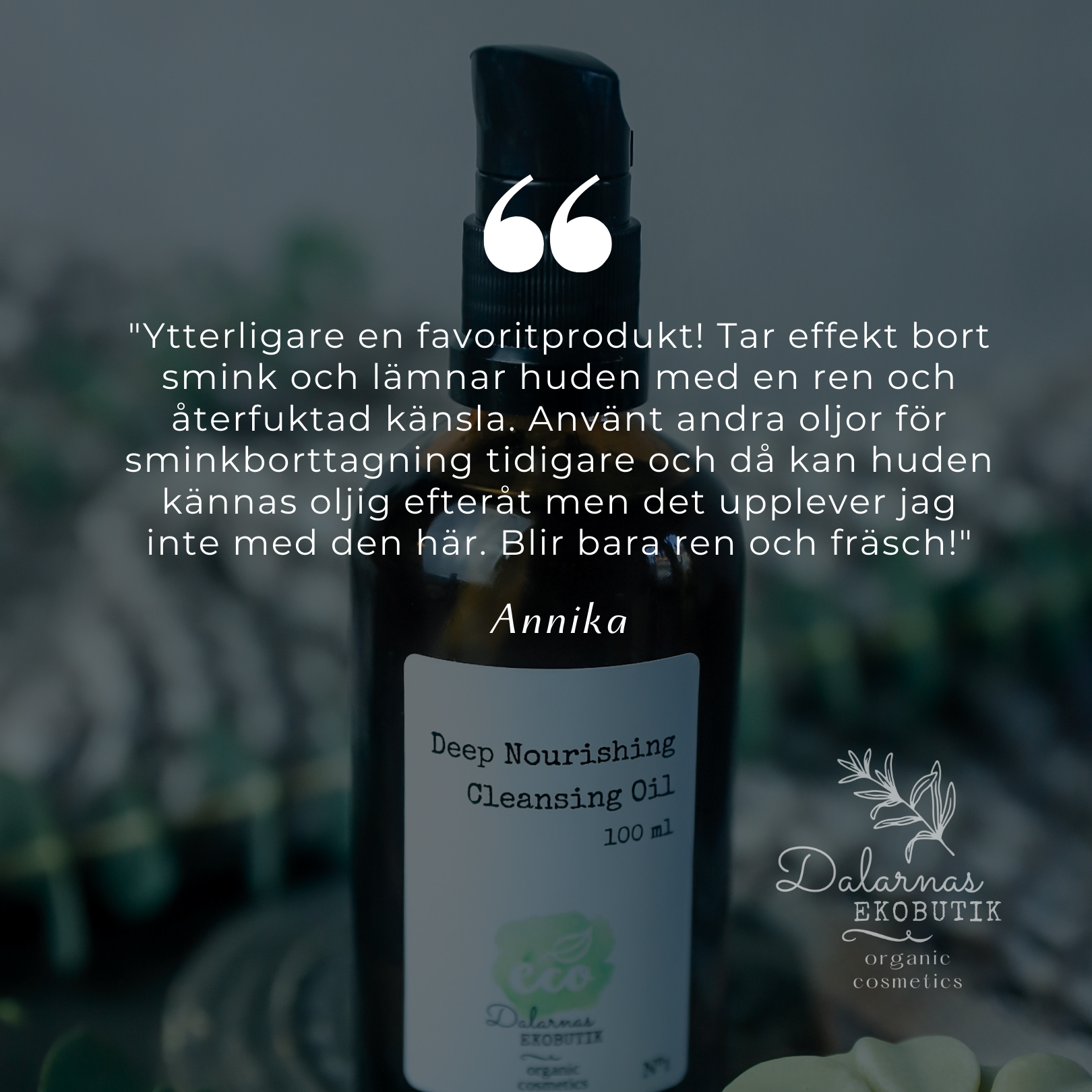 Deep Nourishing Cleansing Oil REGULAR, Rengöring & Återfuktning - Dalarnaseko.se