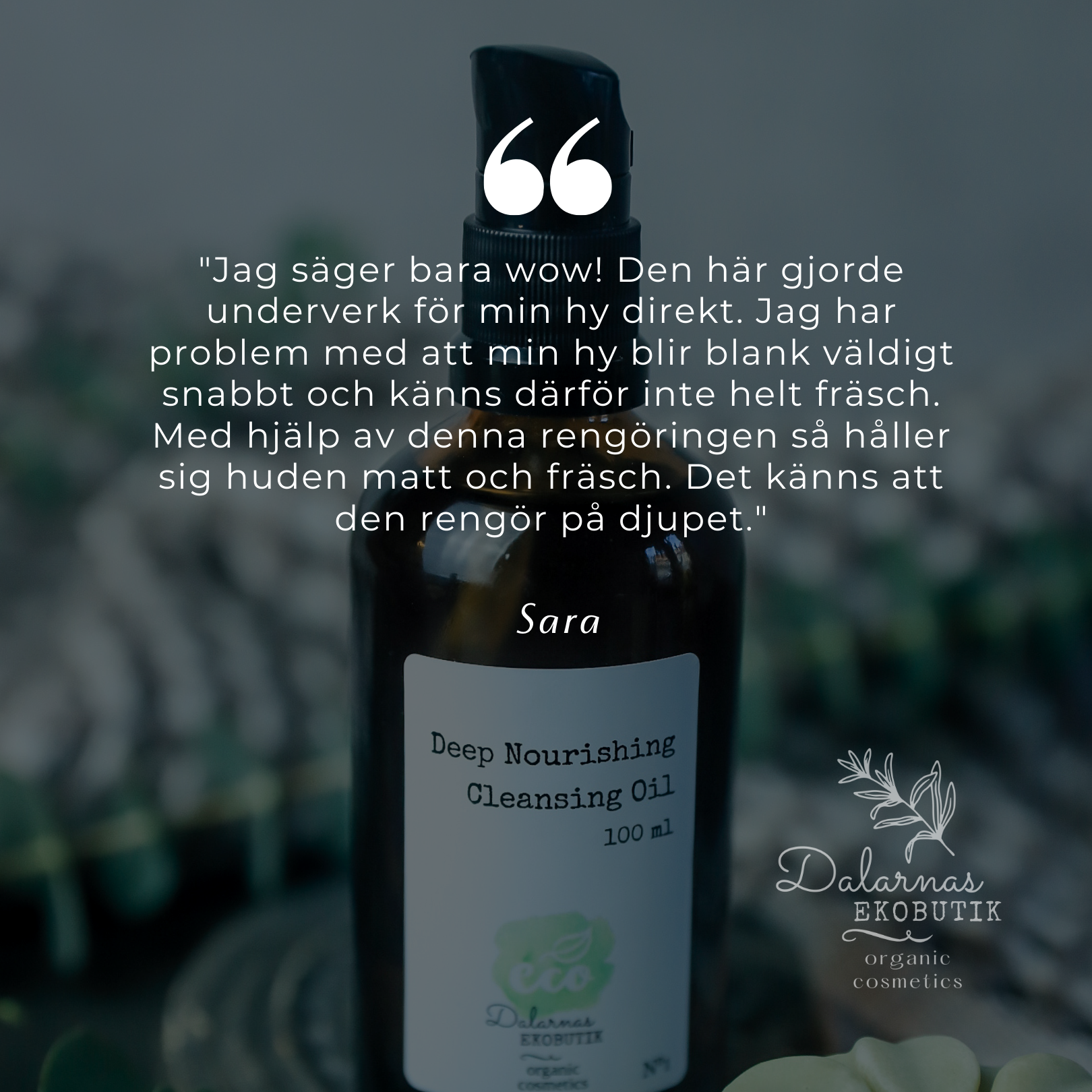 Deep Nourishing Cleansing Oil REGULAR, Rengöring & Återfuktning - Dalarnaseko.se
