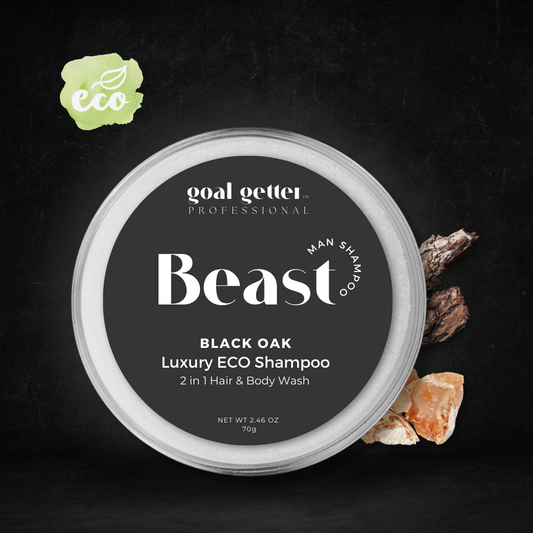 LIMITED EDITION: Beast Black OAK Luxury ECO Shampoo, 2 in 1 Hair & Body Wash