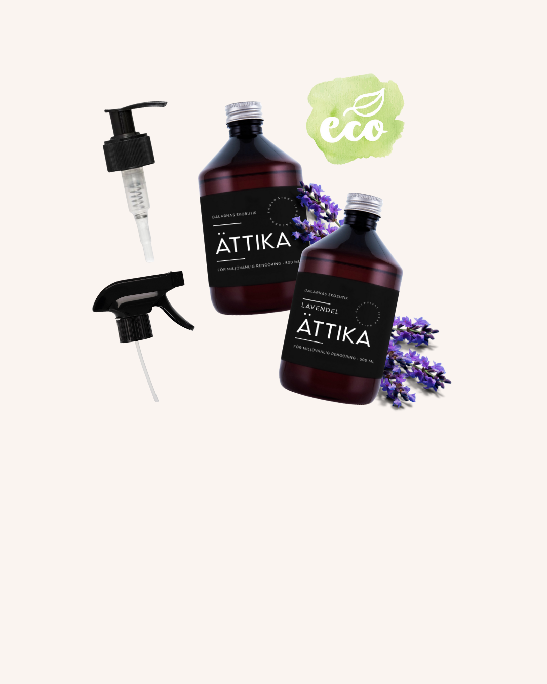 Ättika 500 ml, olika sorter