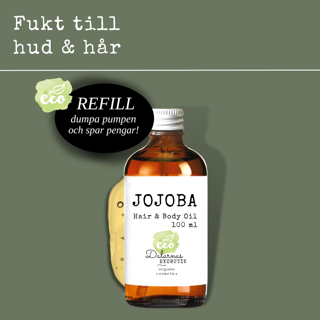 Jojobaolja EKO, fantastisk hårolja för hår som snabbt blir fett - Dalarnaseko.se